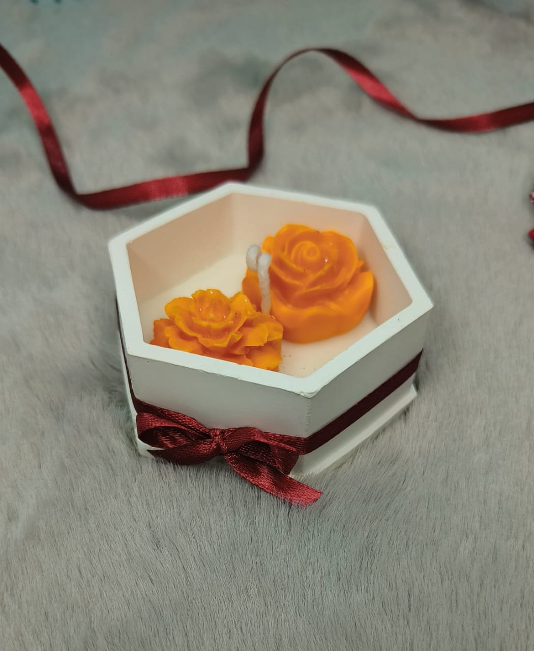 Floral Duo Candle – Marigold Magic